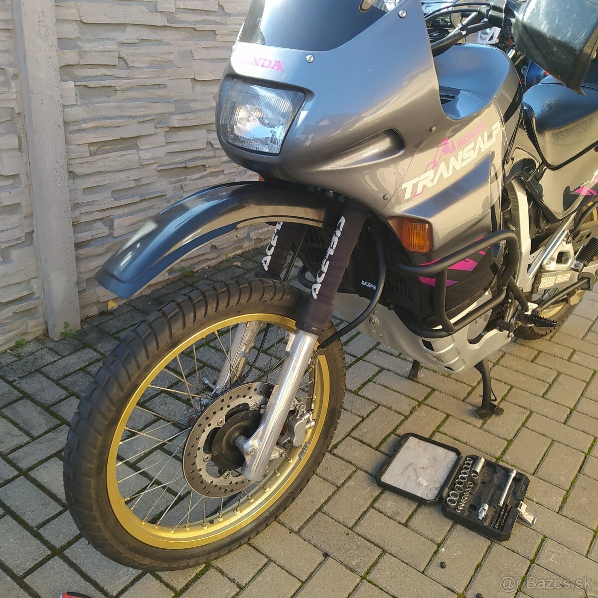 ✴️✴️ Honda transalp -plexi GIVI+deflektor✴️✴️