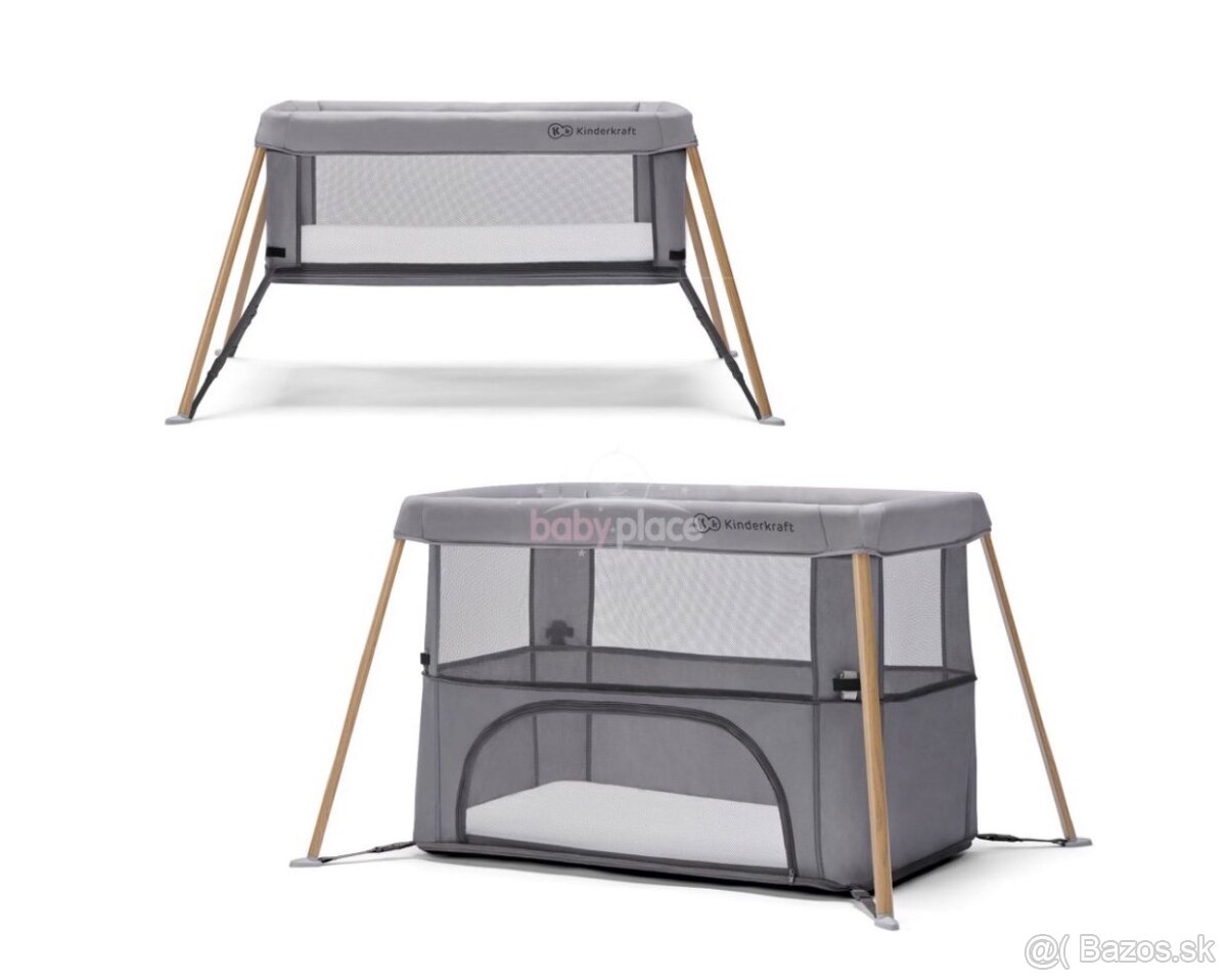 Cestovná postielka a ohradka v jednom kinderkraft
