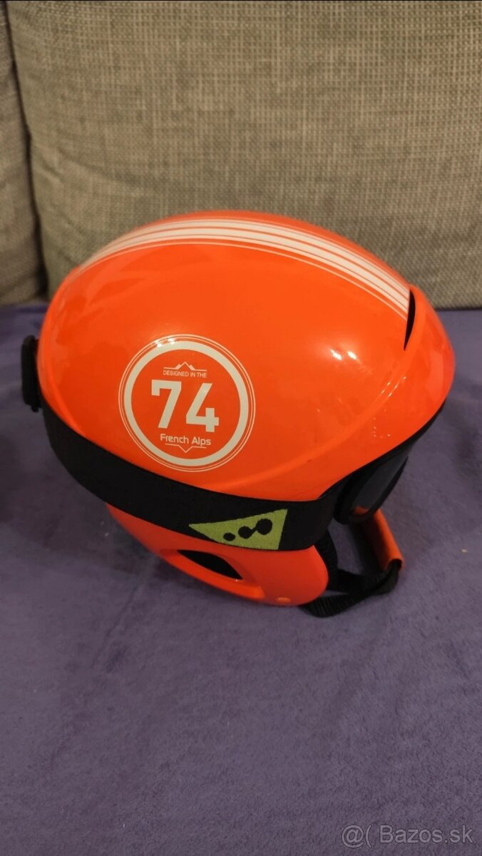 Detská lyžiarska prilba + okuliare