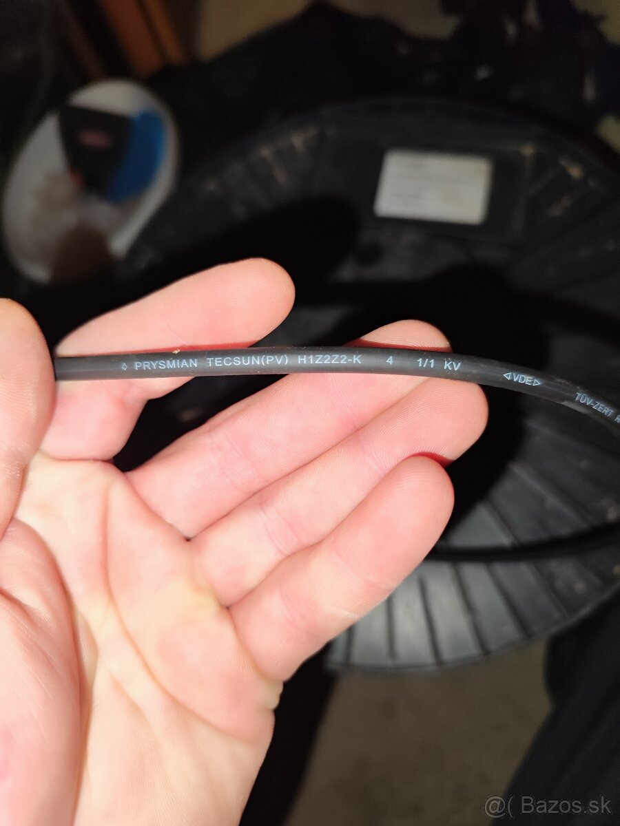 Fotovoltaicky kábel 4 mm2