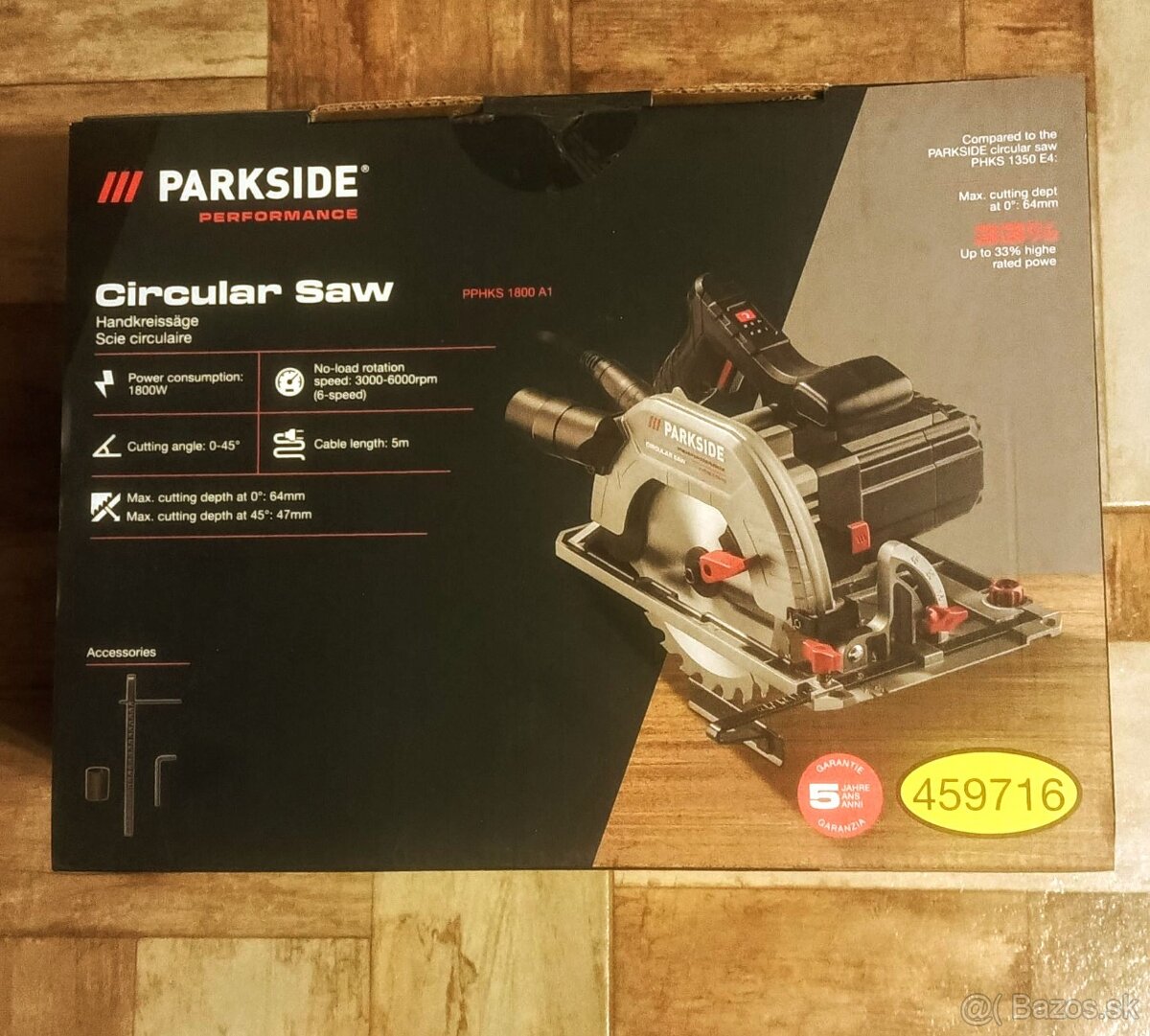 PARKSIDE PERFORMANCE❤️ Ručná kotúčová píla