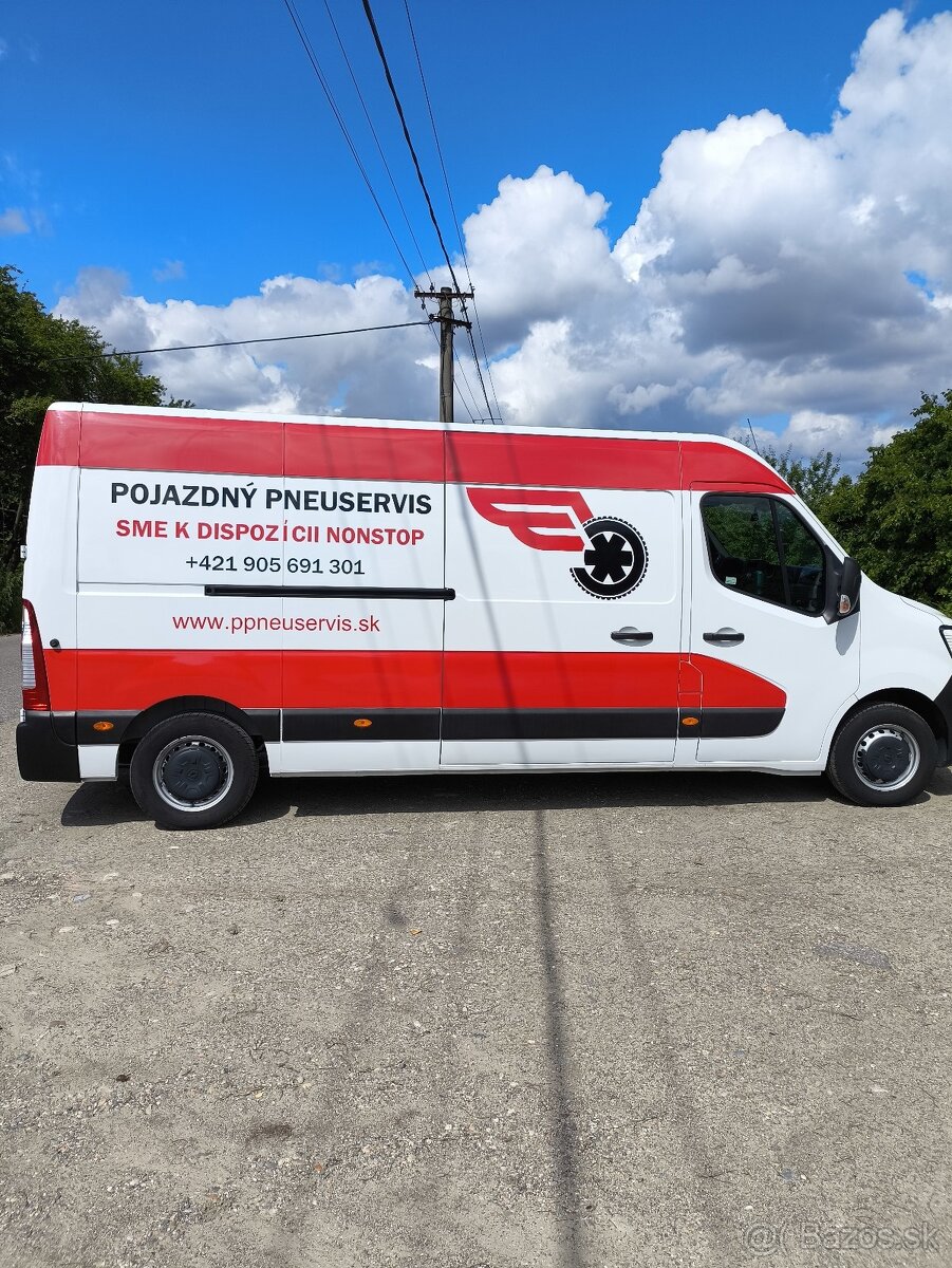 Predám pojazdný pneuservis Renault Master L3H2P3