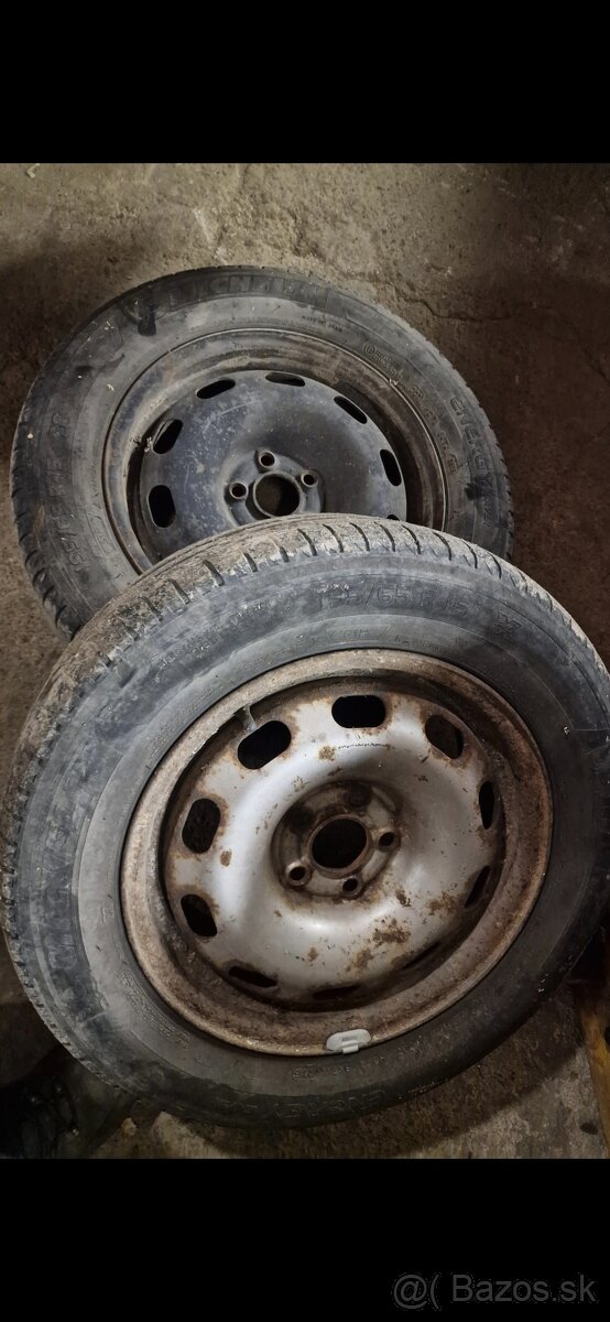 Plechove disky 15" 5x100 volkswagen skoda seat