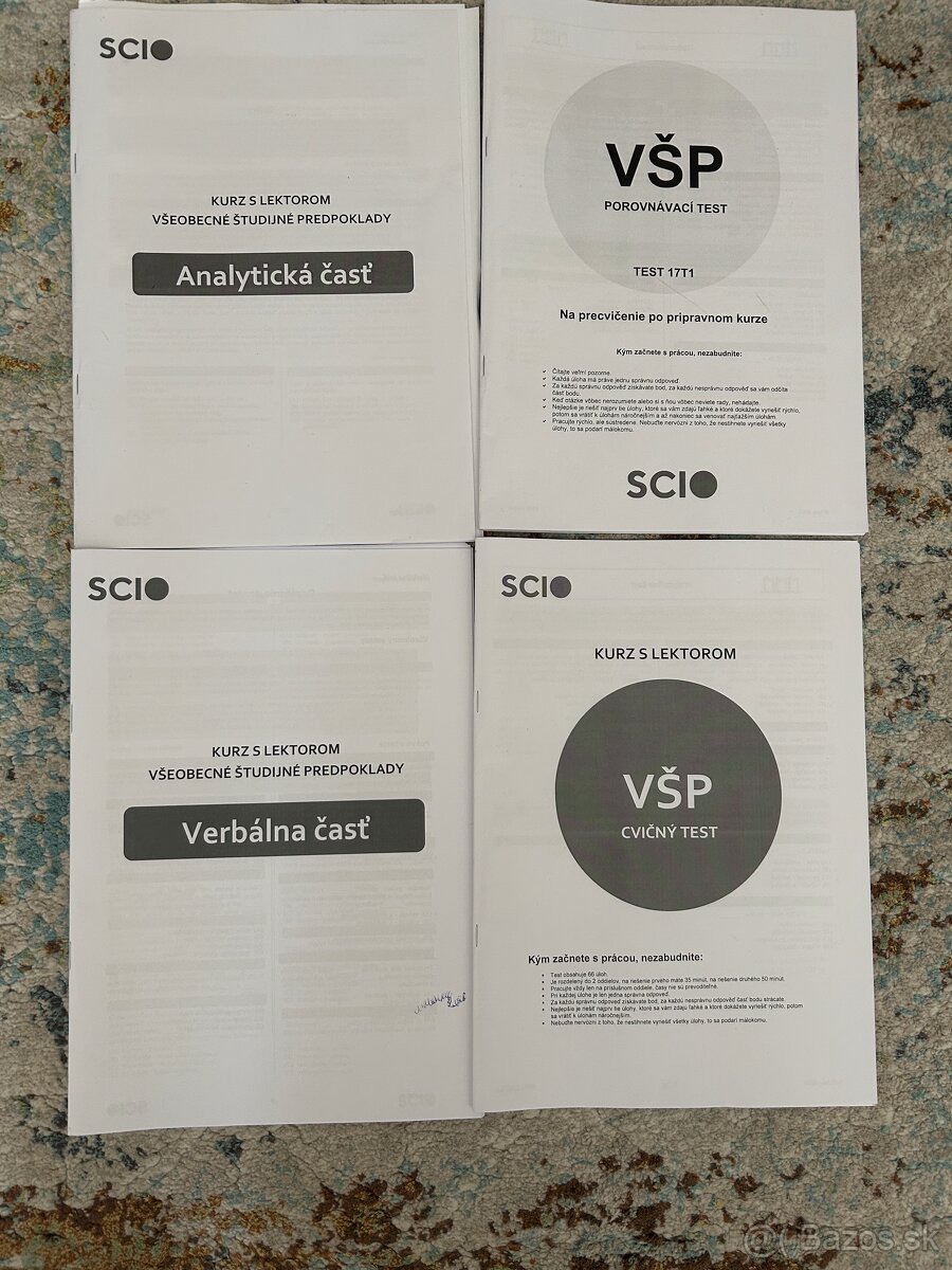 SCIO materialy na precvičovanie z 2025