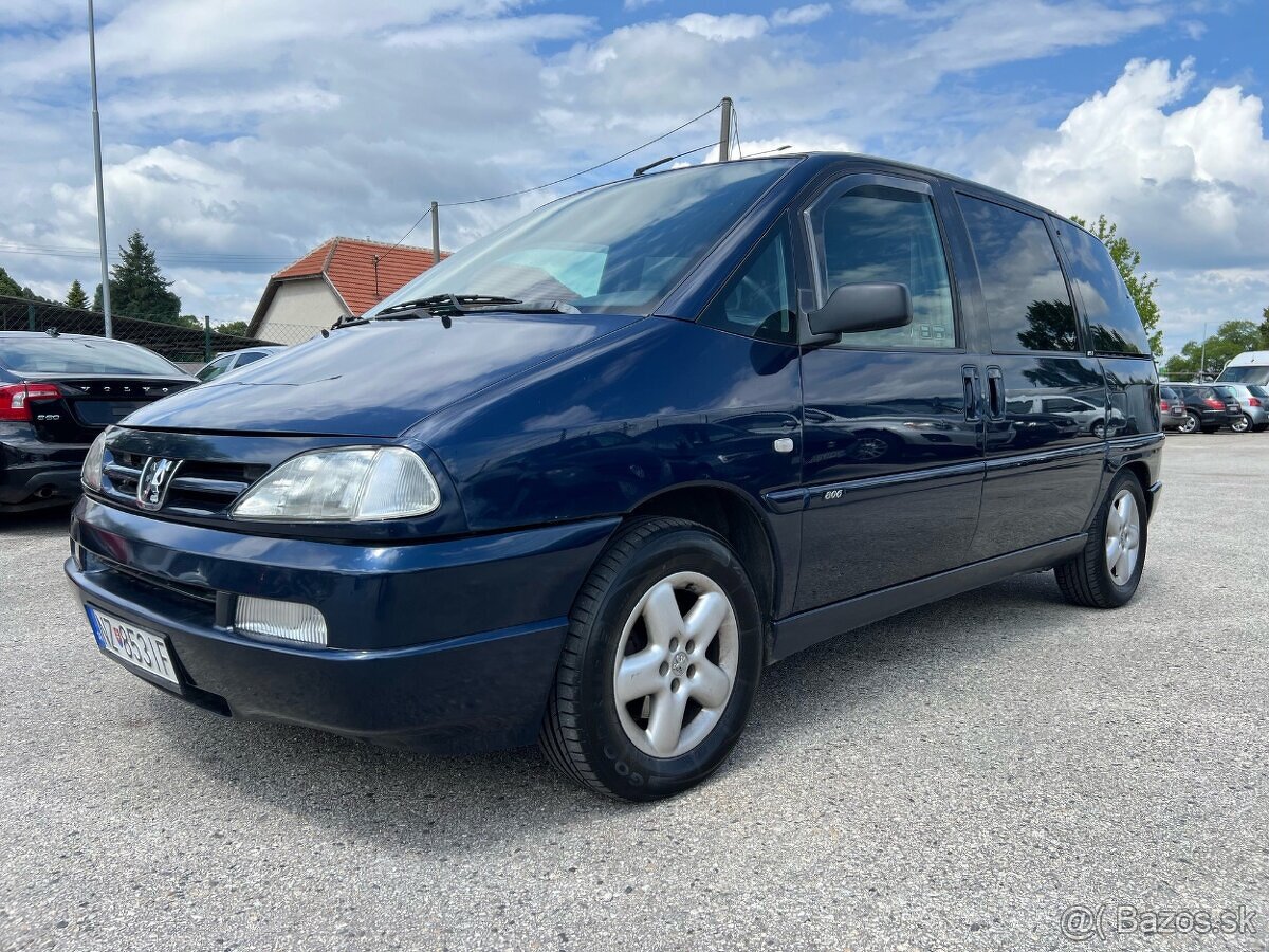 Peugeot 806 7 miestne 2.0HDI diesel, 80kW, MT/5, rok:09.1999