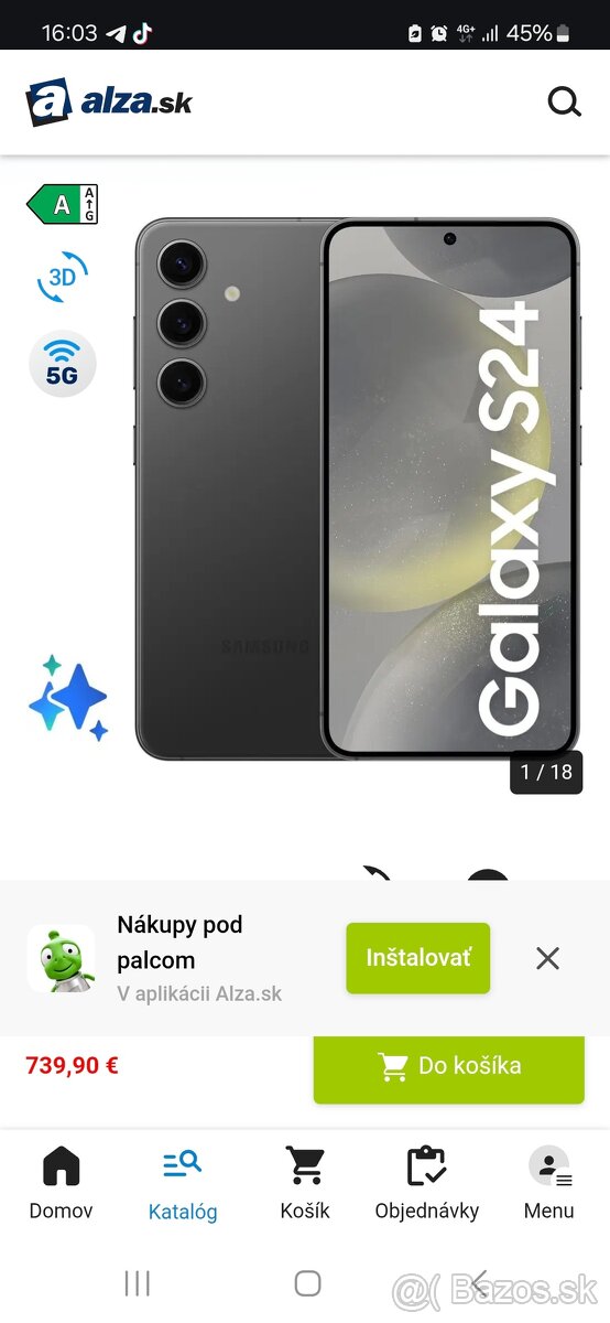Predam samsung s24 ako novy 128