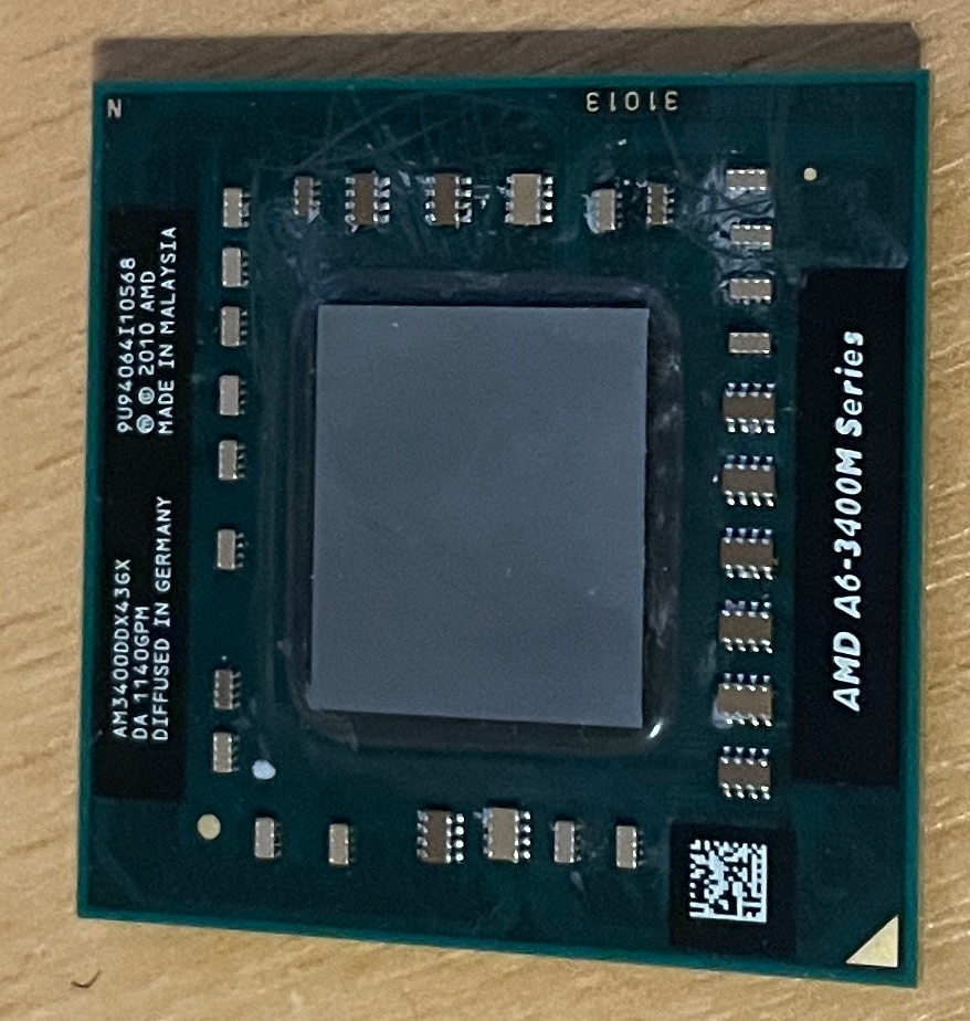 🧠 Procesor pre notebooky AMD A6-3400M Series APU
