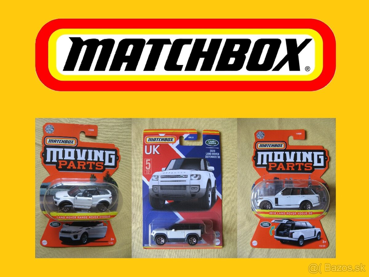 MATCHBOX - 3x Land Rover