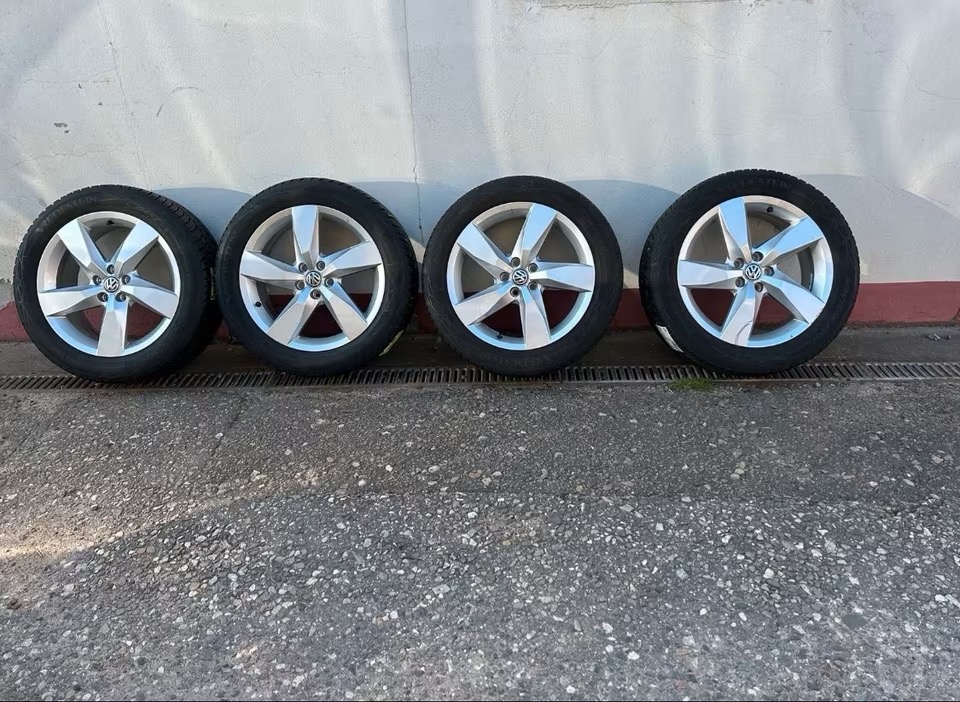 5x100 R17 original VW T-Cross CHESTERFIELD + zimné