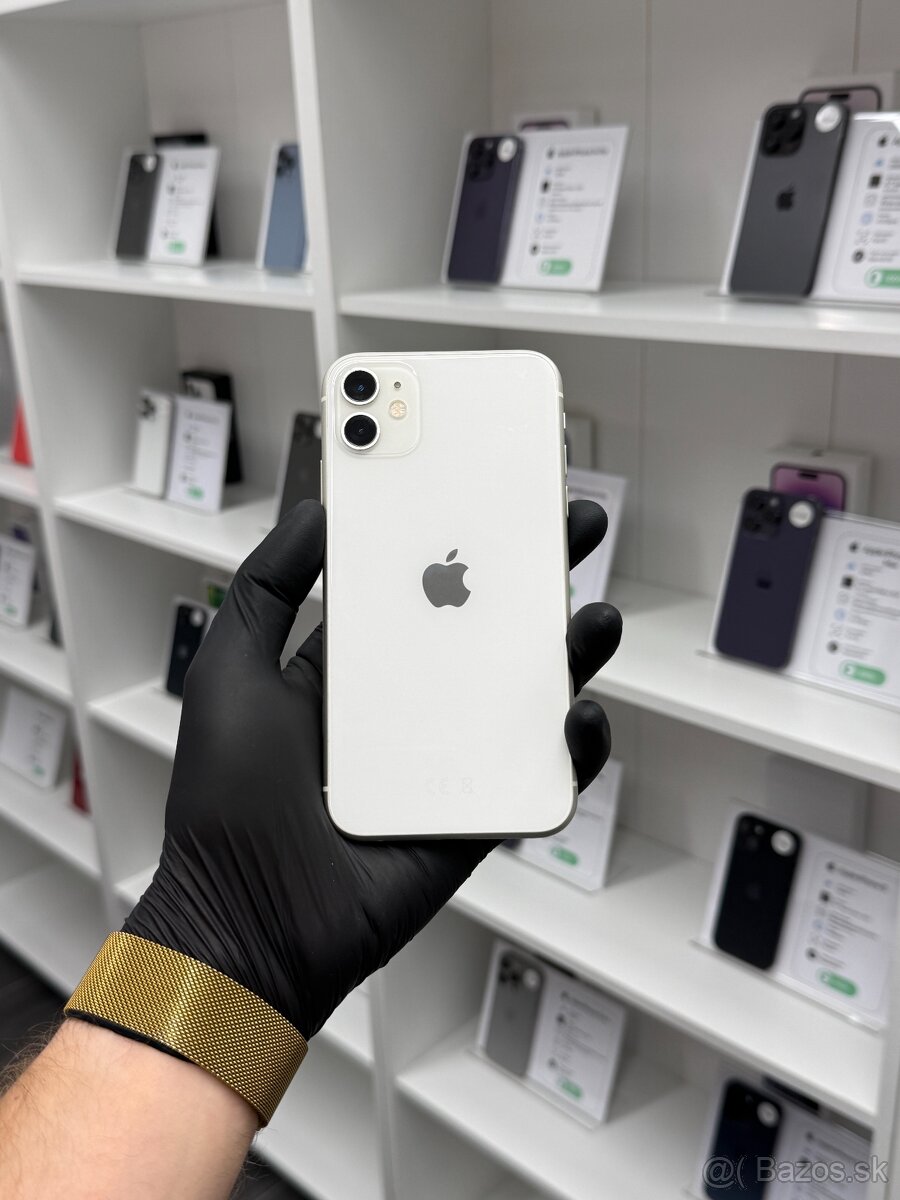 ZÁRUKA 2 ROKY / Apple iPhone 11 64GB White, 100% ZDRAVIE