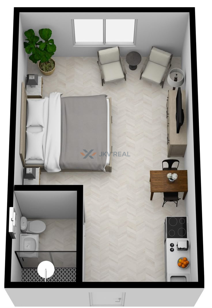 JKVreal – Na predaj 1-izbový byt v tichej časti Ružinova, id