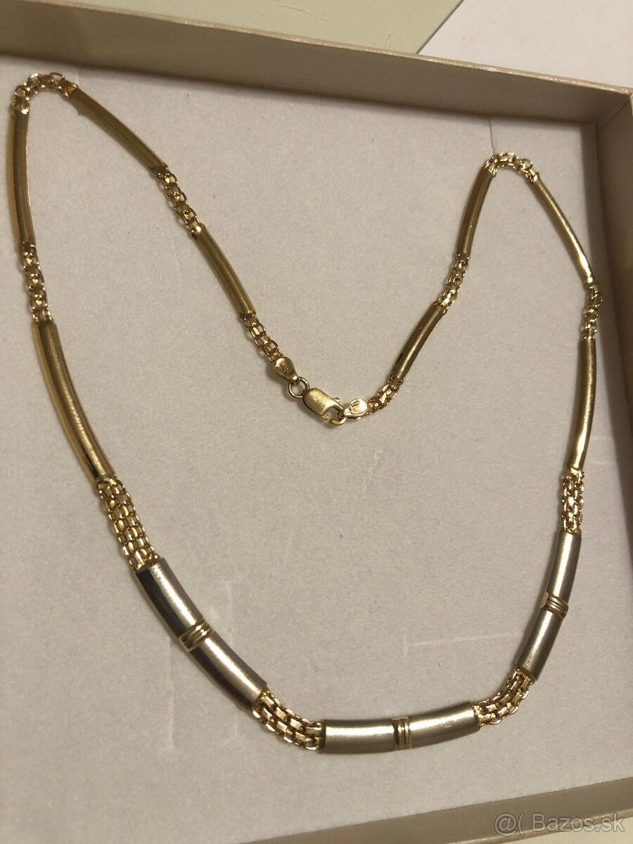dámska zlatá retiazka - náhrdelník 14 kt zlato