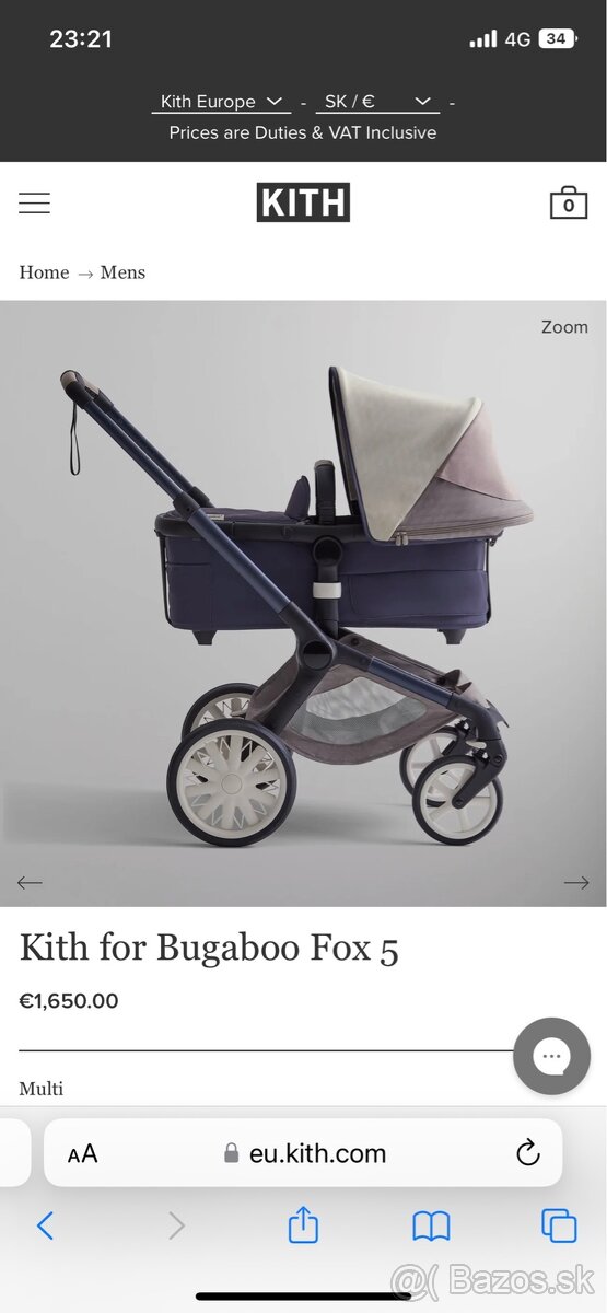 Kočík bugaboo fox 5 - limitka