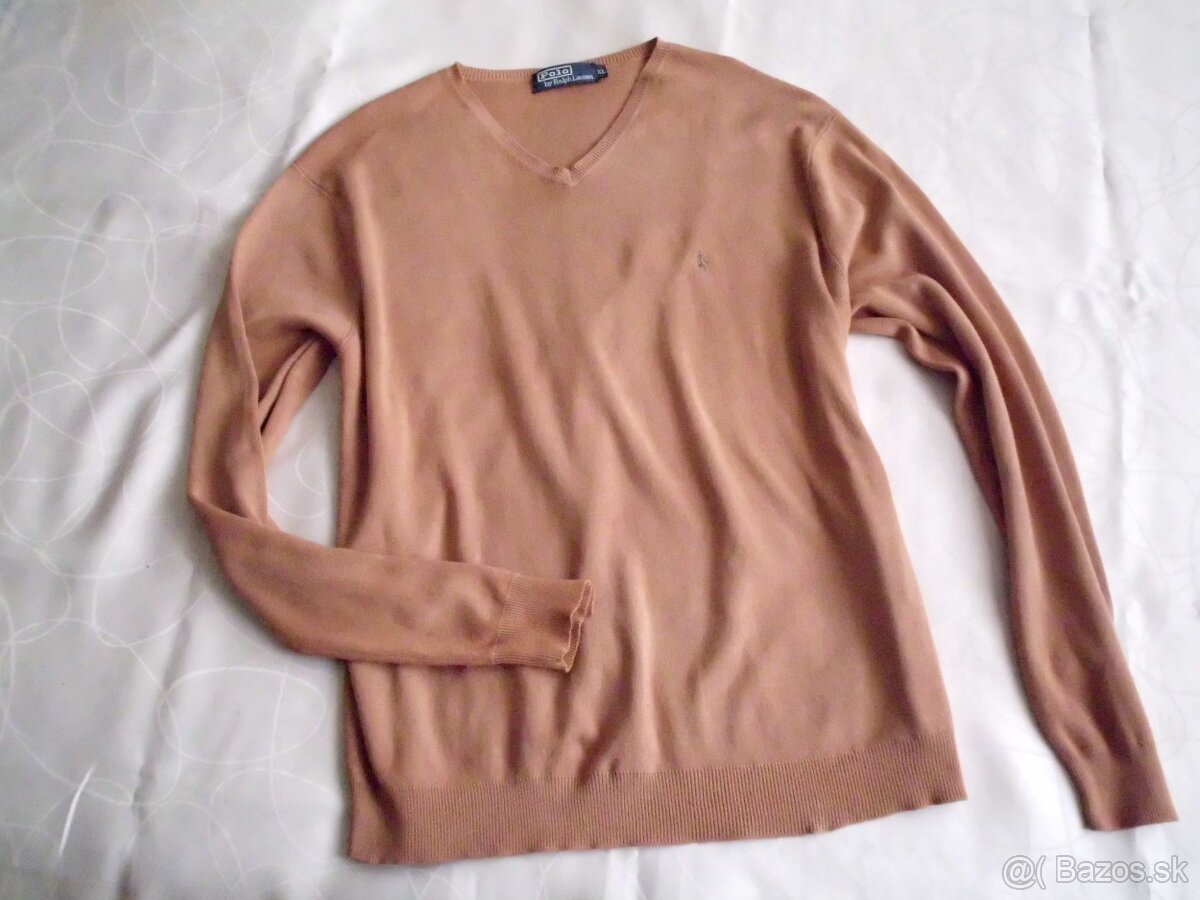 Ralph Lauren pánsky sveter bavlna XL-2XL