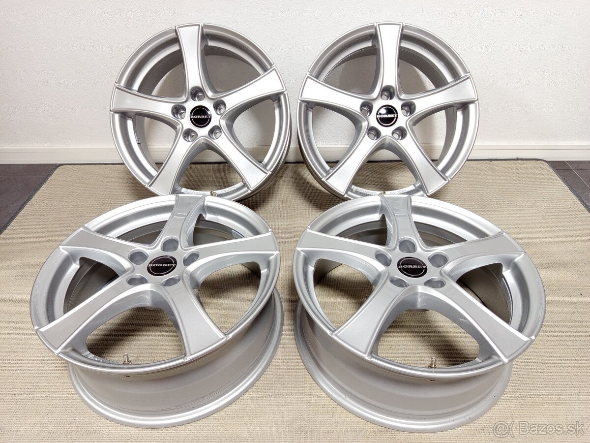 Alu disky Borbet R17 5x112 Et41 6.5J Škoda Seat Audi Volkswa