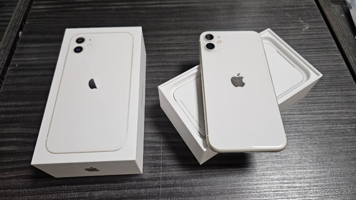 Apple iPhone 11 biely 128GB - puknutý