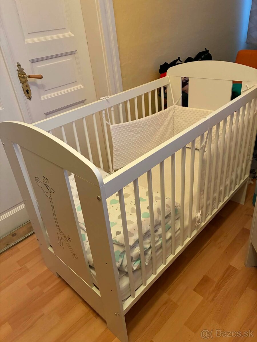 Detska postielka s matracom