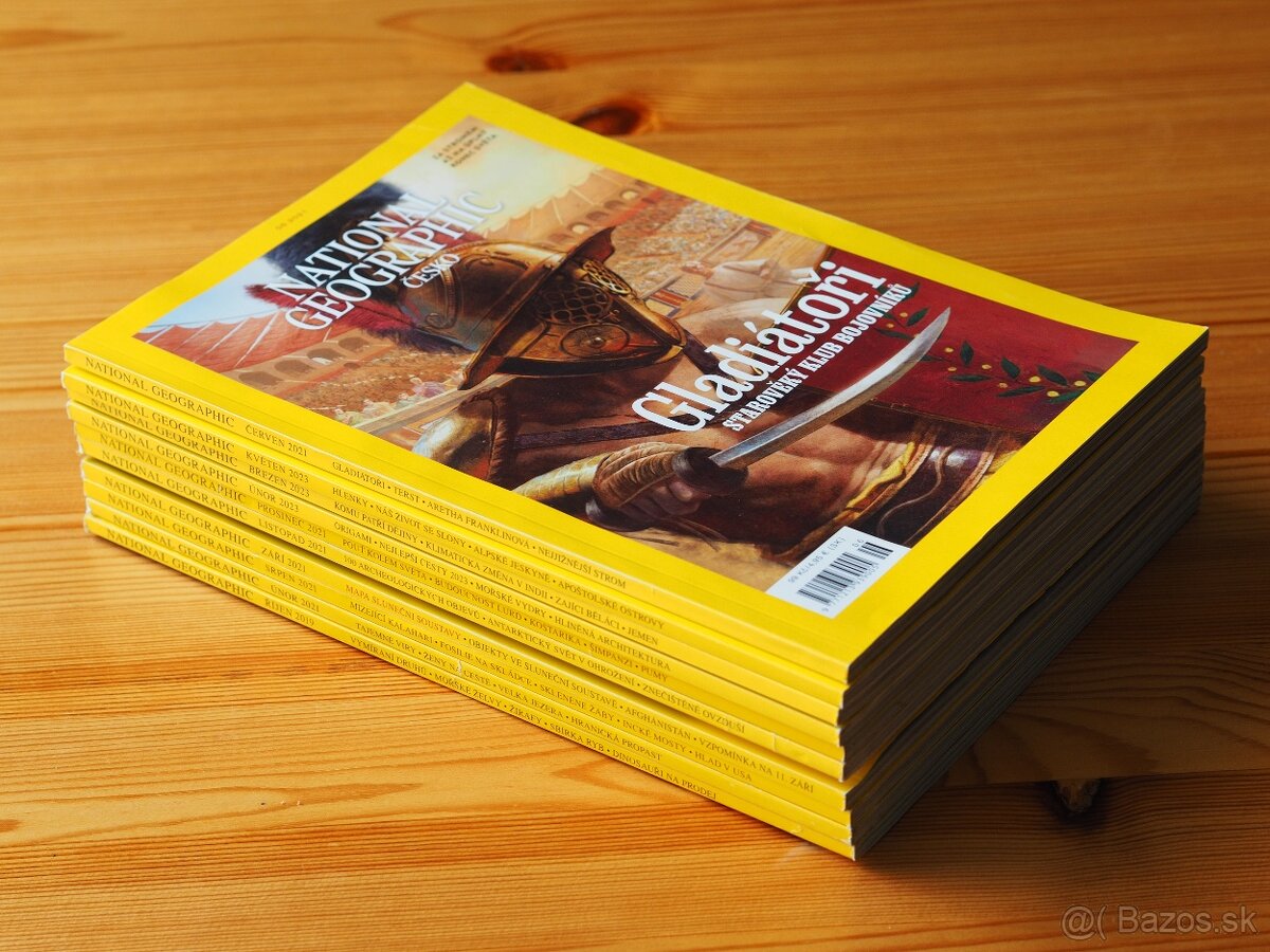 National Geographic CZ, 10 čísel z rokov 2019, 2021, 2023