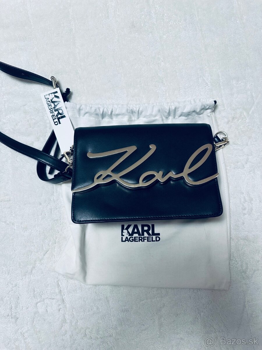 Kožená crossbody zn. KARL LAGERFELD originál