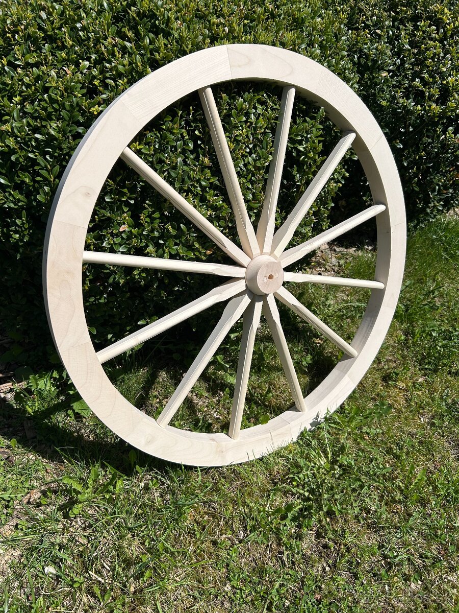 Drevené koleso 70cm - dekorácia