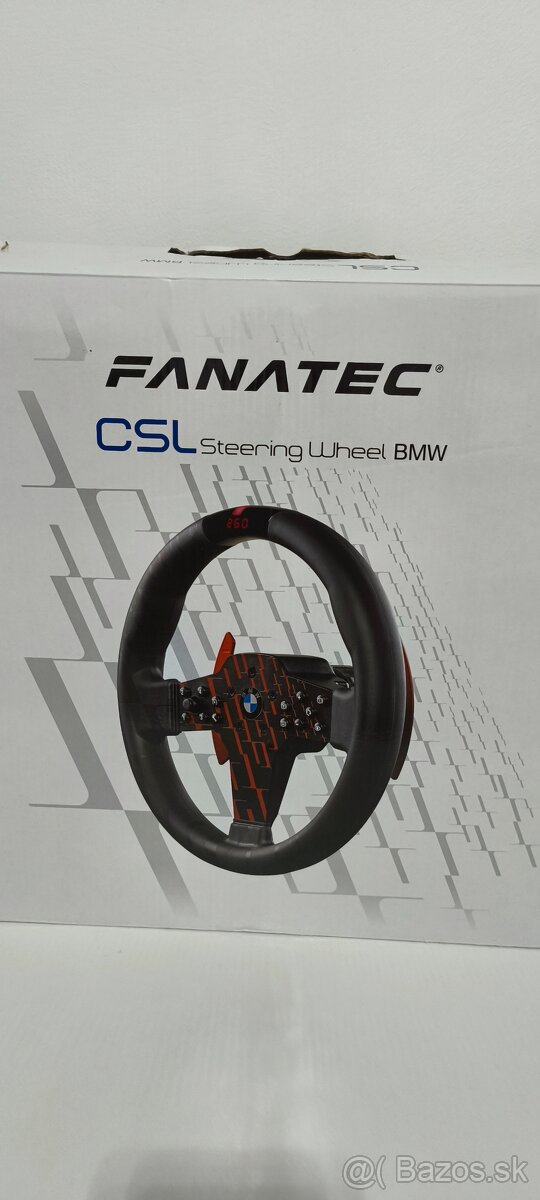 Fanatec CSL BMW alcantara magneticke padla