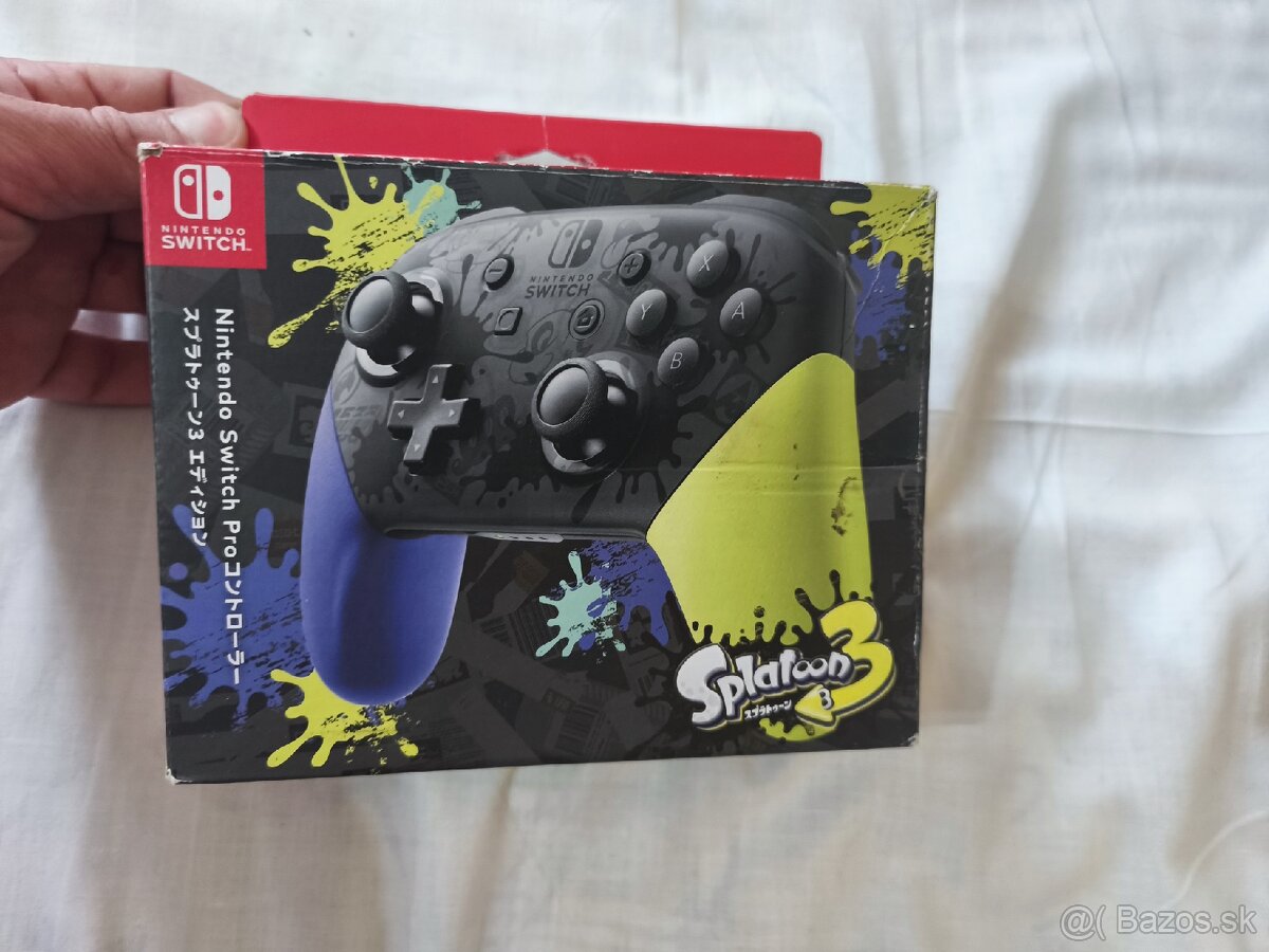 Ovládač nintendo Switch pro splatoon3