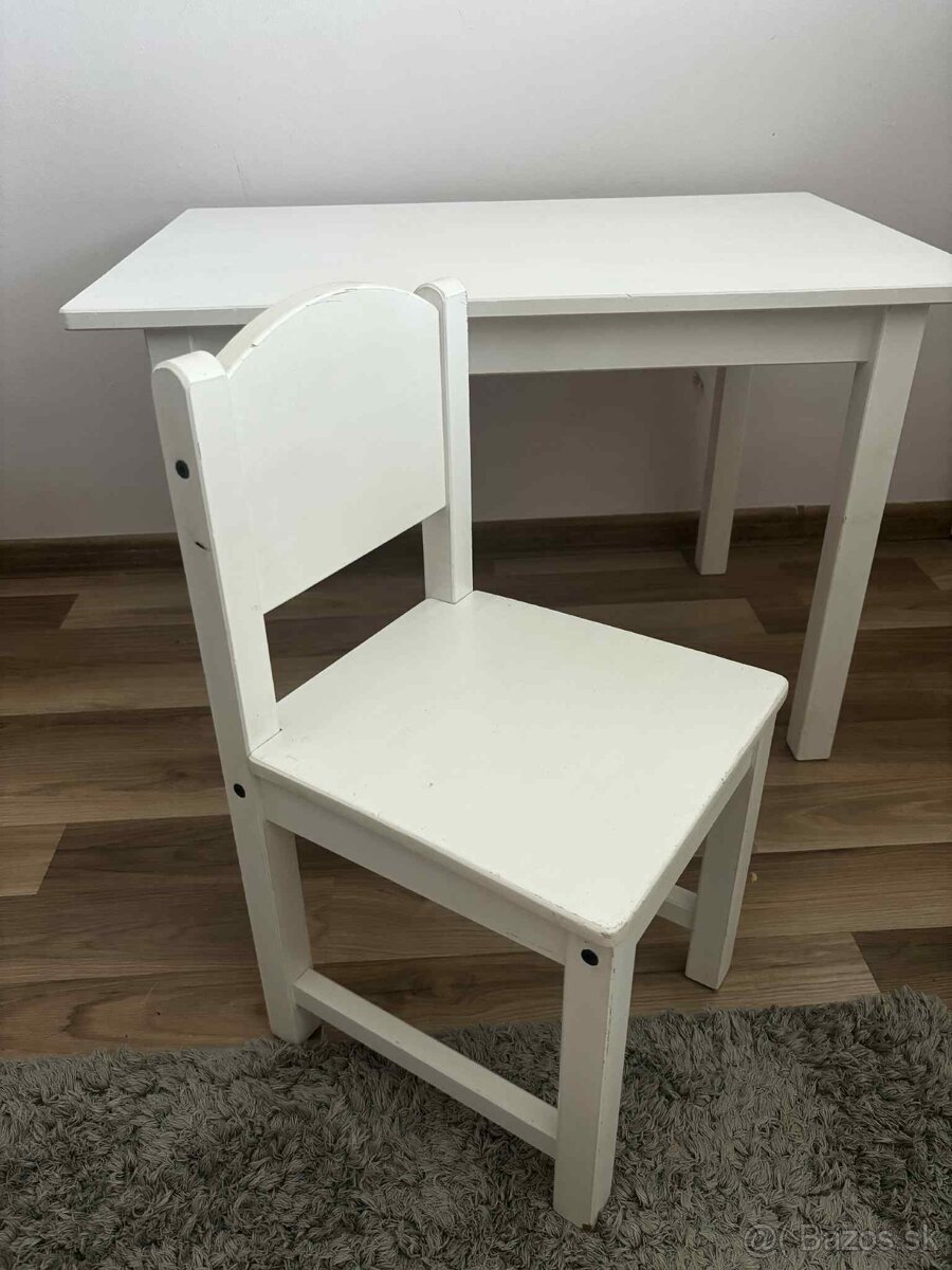 Detsky stôl so stoličkami Ikea