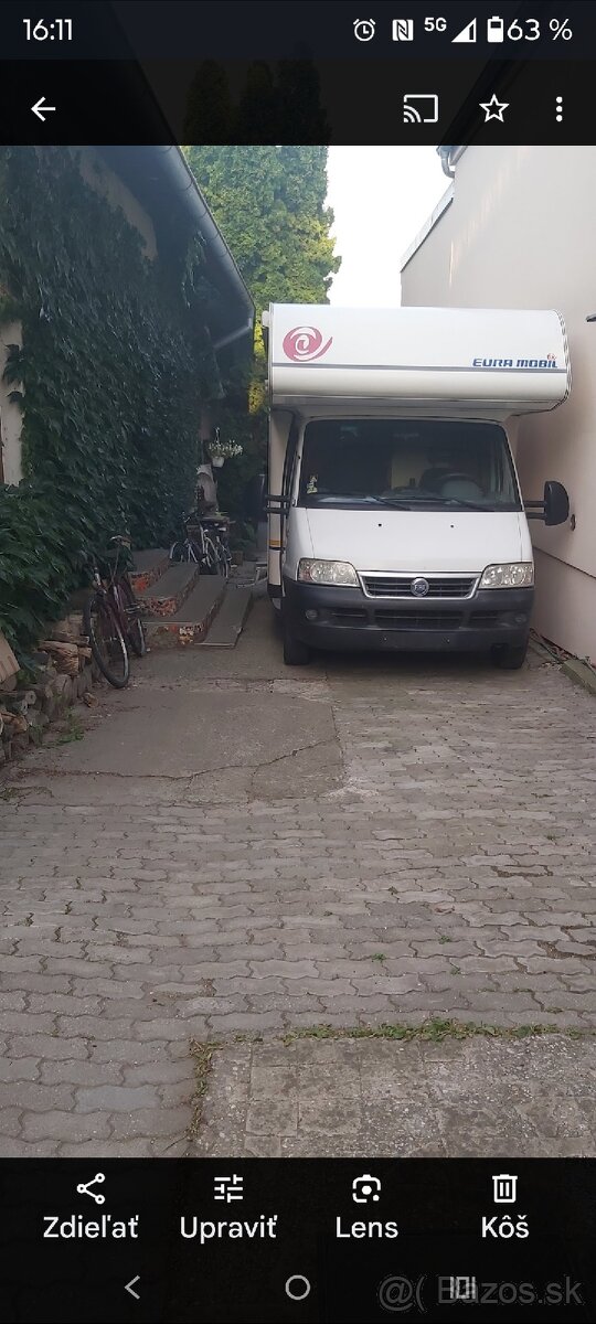 Predáme autokaravam FiatDucato