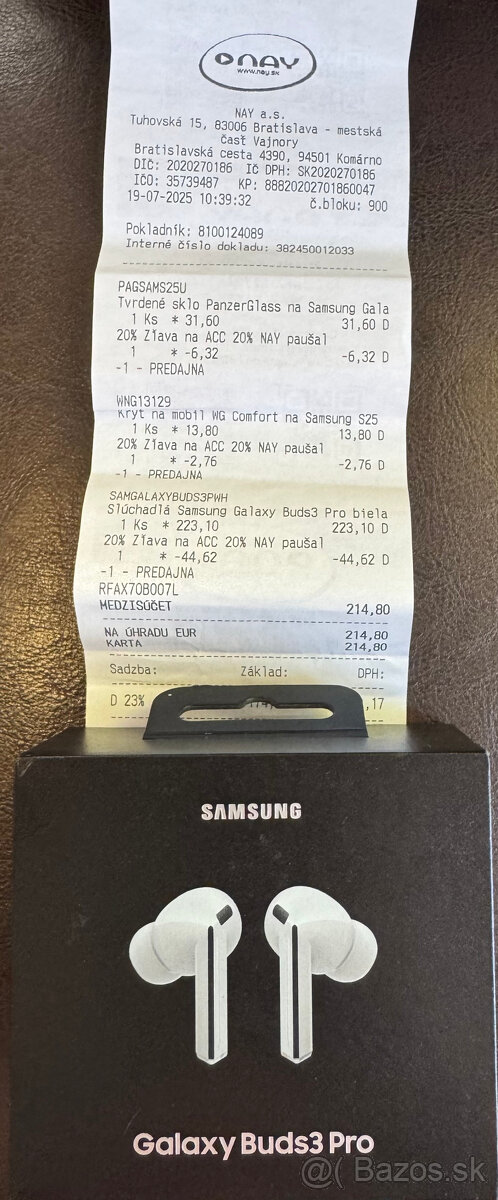 Samsung Galaxy Buds 3 Pro nové