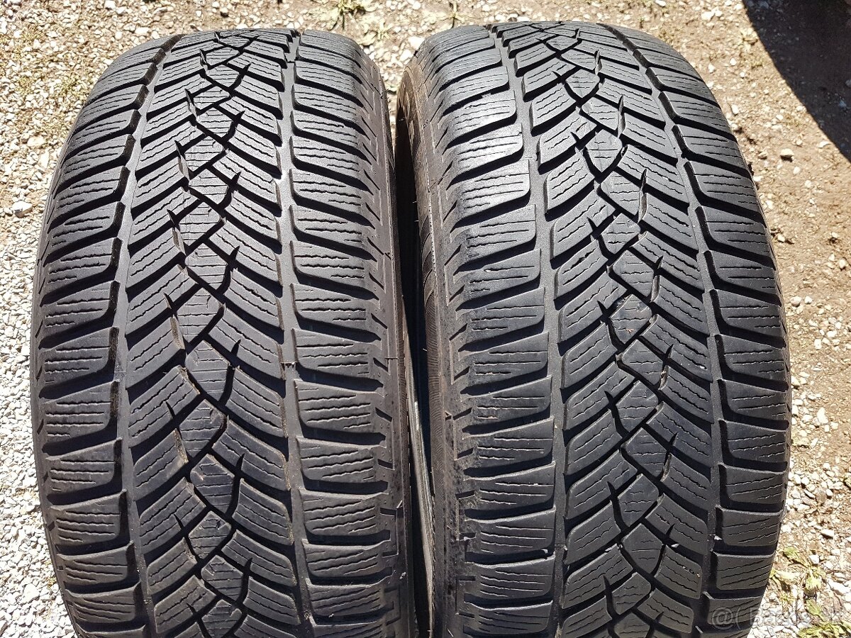 225/55 r17 zimné pneumatiky 2ks Fulda DOT2020