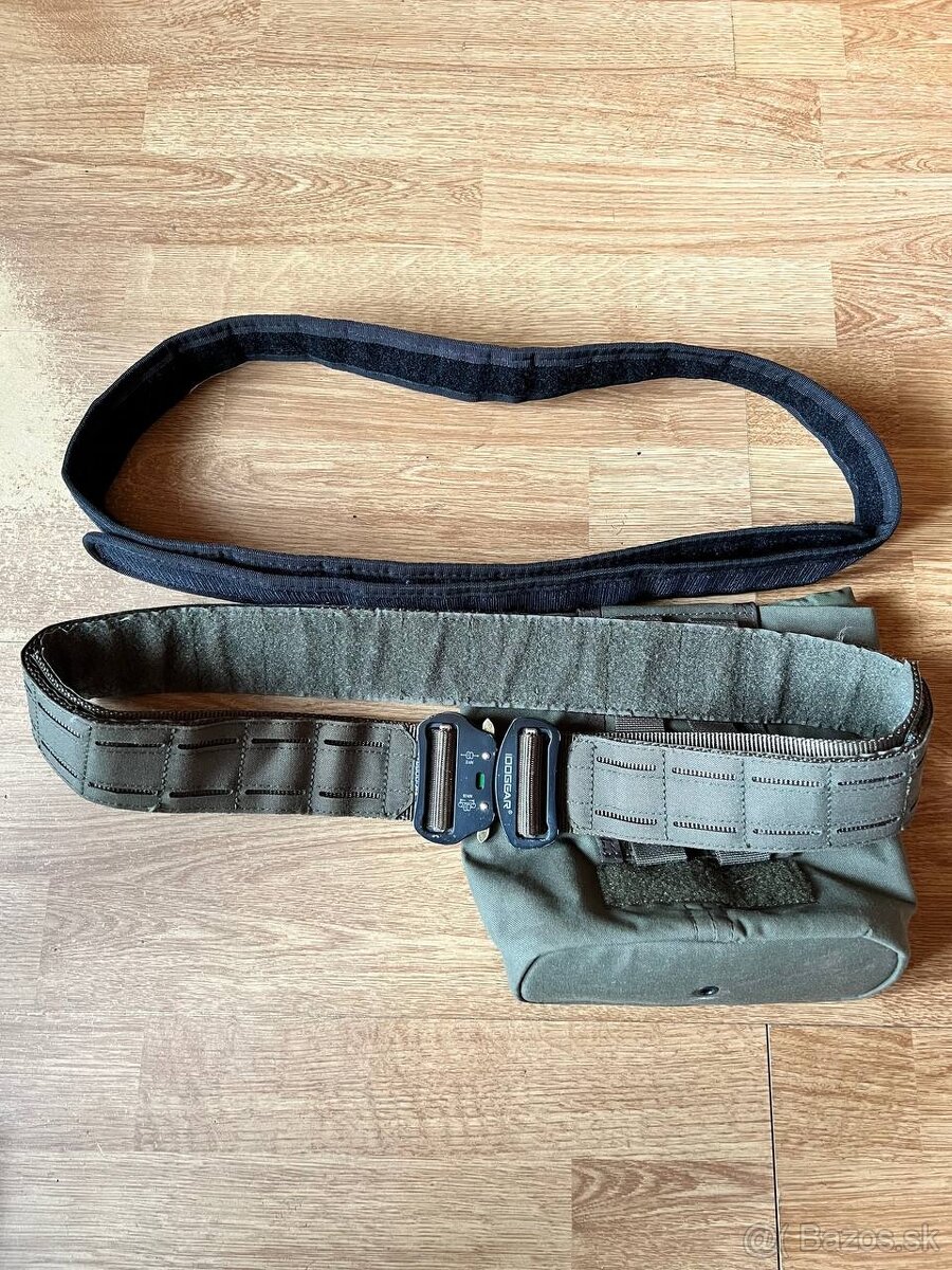 Taktický opasok s molle, odhadzovák na zásobníky RG