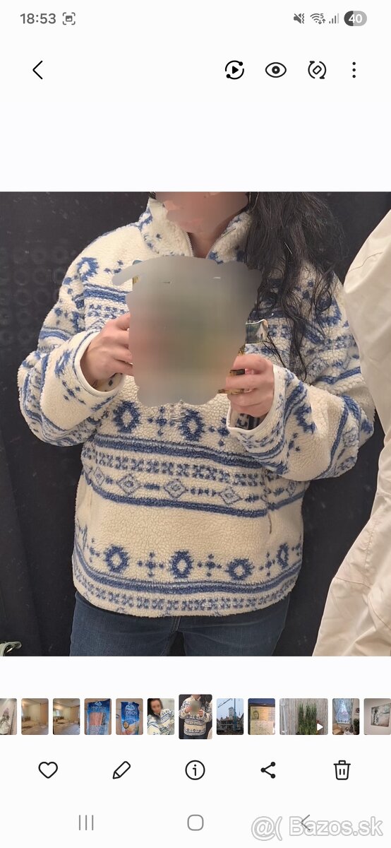 Damsky velmi teply pulover