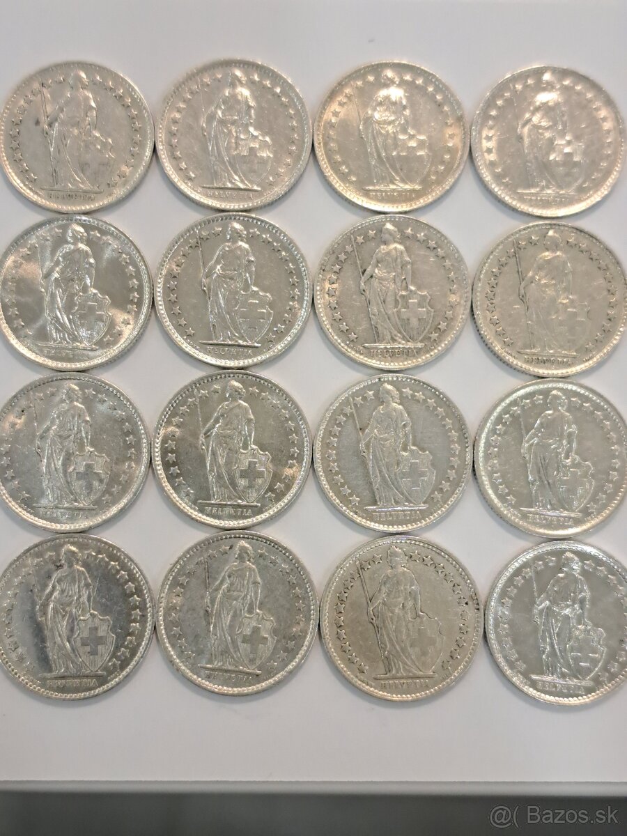 1/2 franky Švajčiarsko