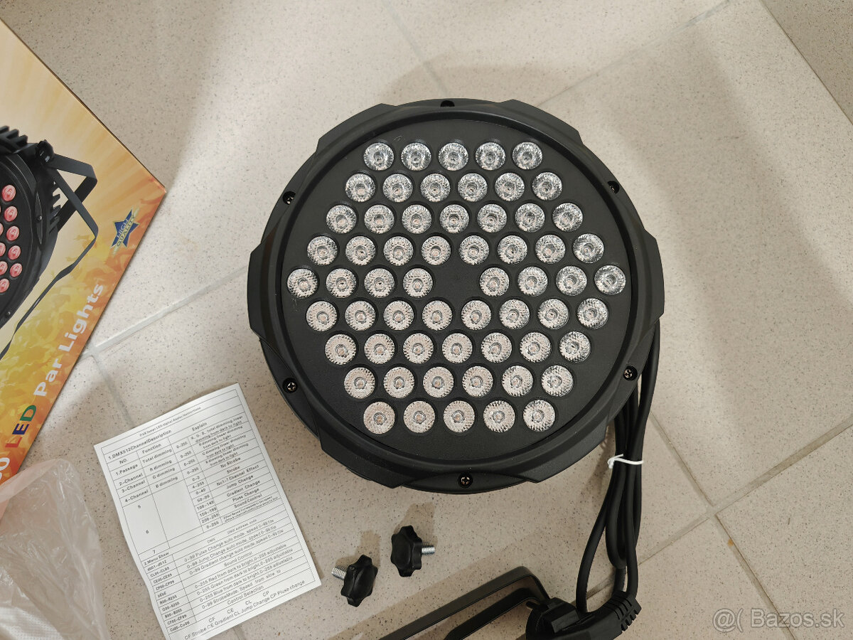 LED PAR light 60 LED RGB