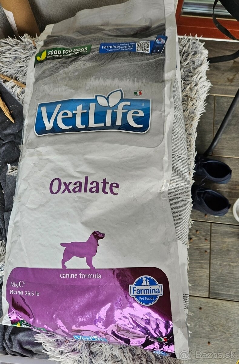 Predám Farmina Vet Life Oxalate Canine 12 kg