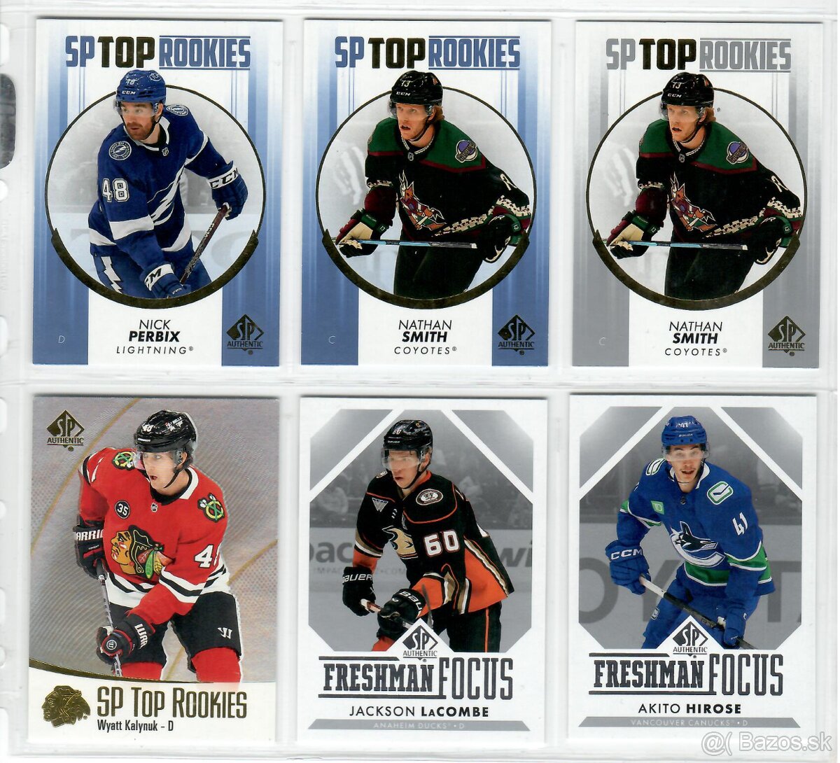 Predam hokejove karticky NHL nove