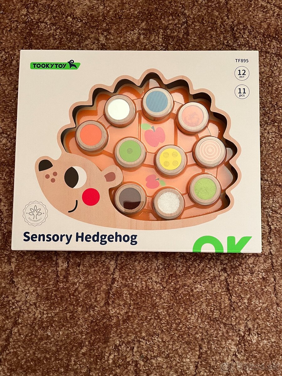 Senzorický ježko Tooky Toy - nové
