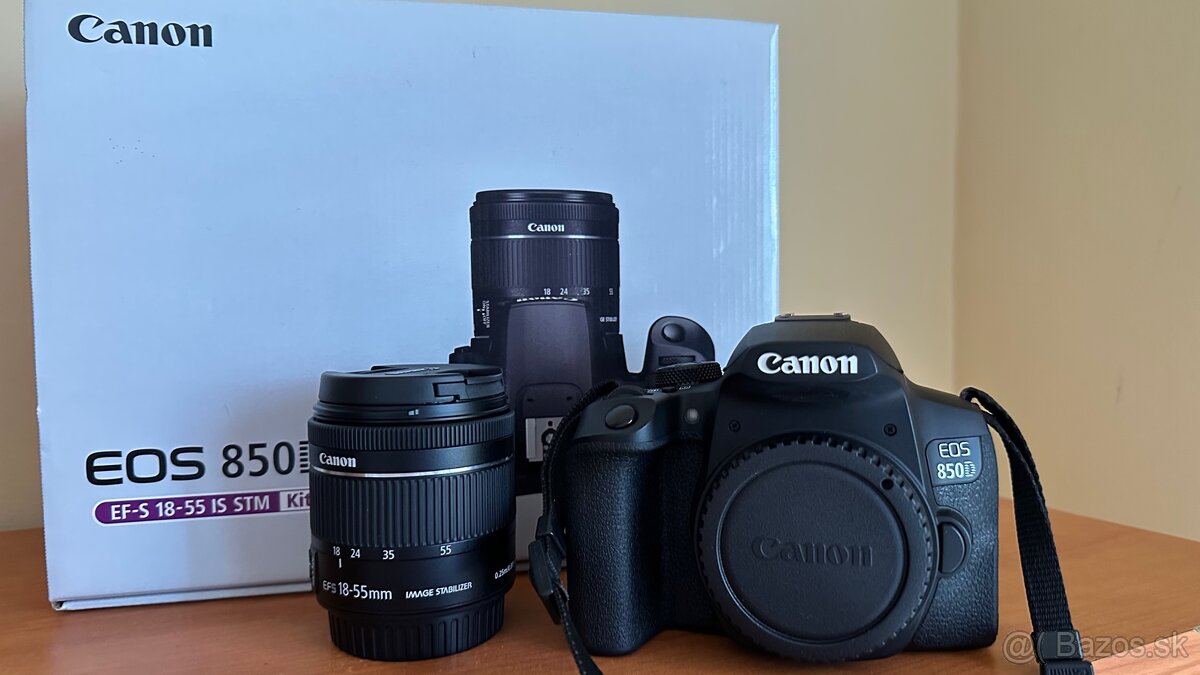Predám Canon EOS 850D – ako nový, ešte v záruke do 9.8.2027