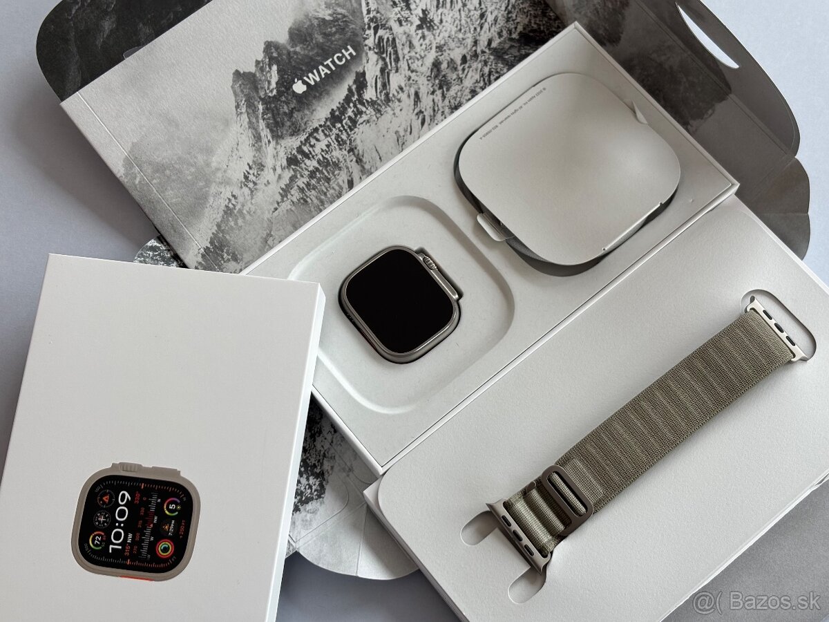 Apple Watch Ultra 2 49mm Titanium Olive Záruka