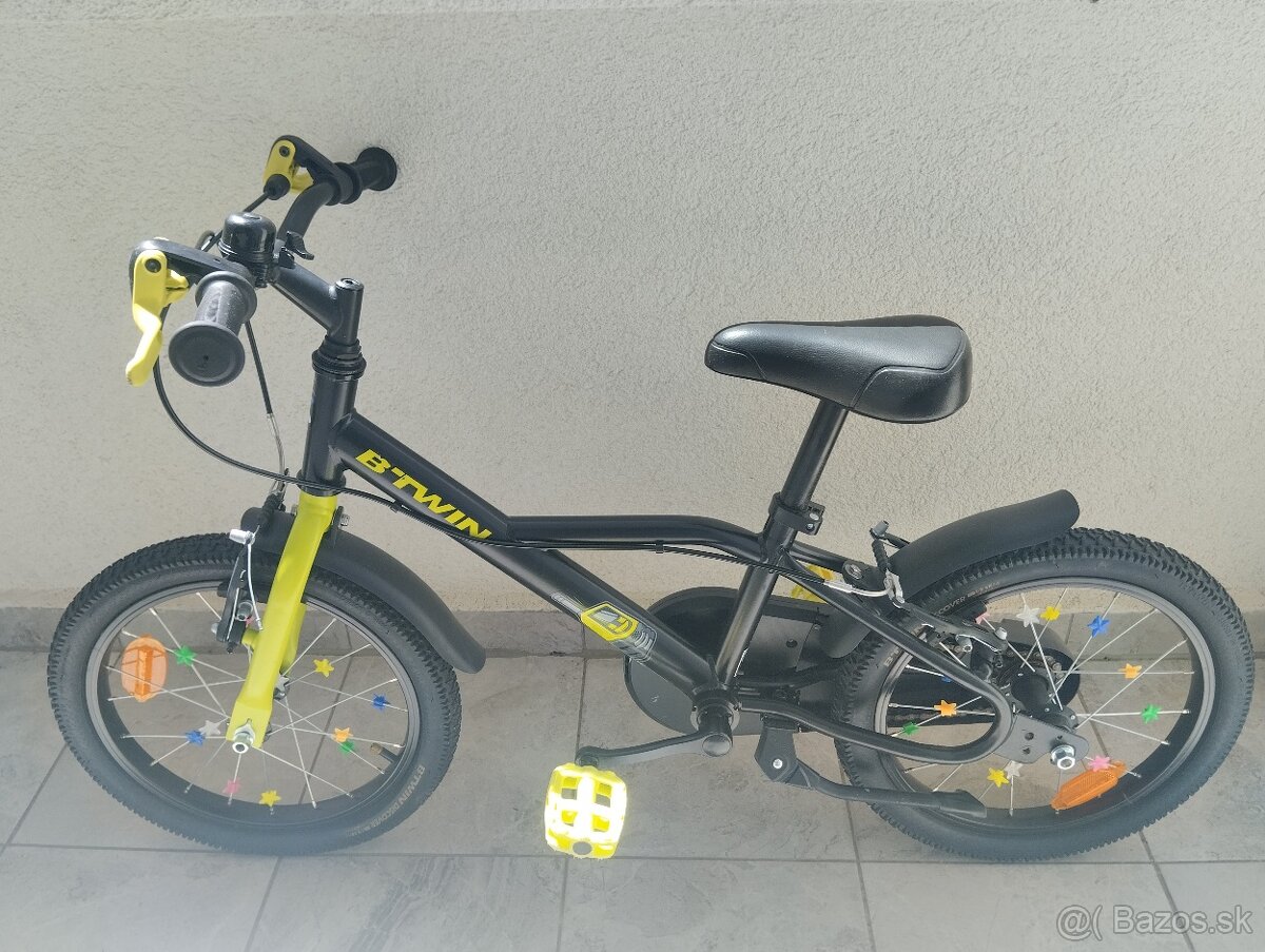 Detský bicykel B TWIN dark hero 16.