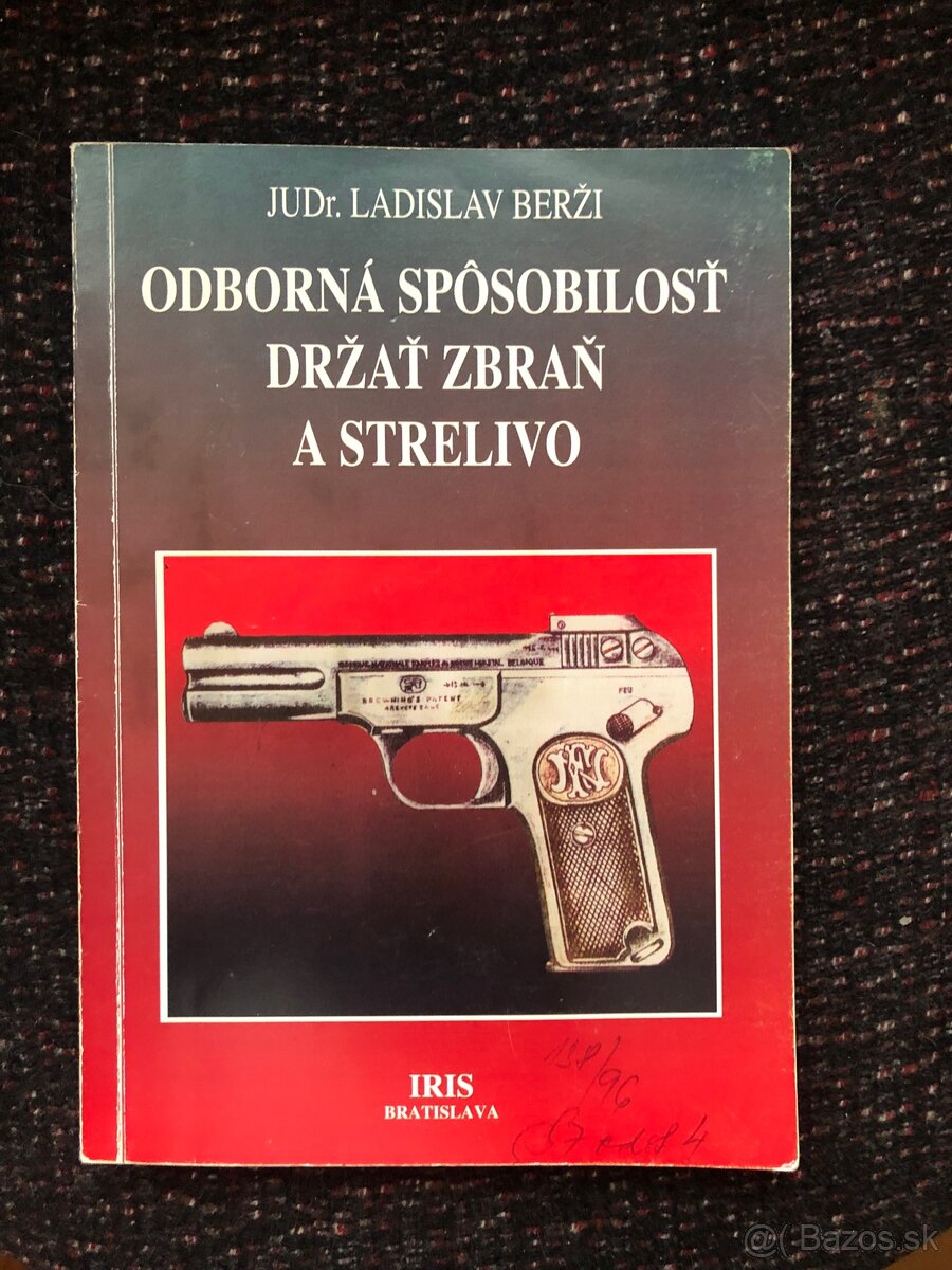 Kniha (Odborná Spôsobilosť držať zbraň…)