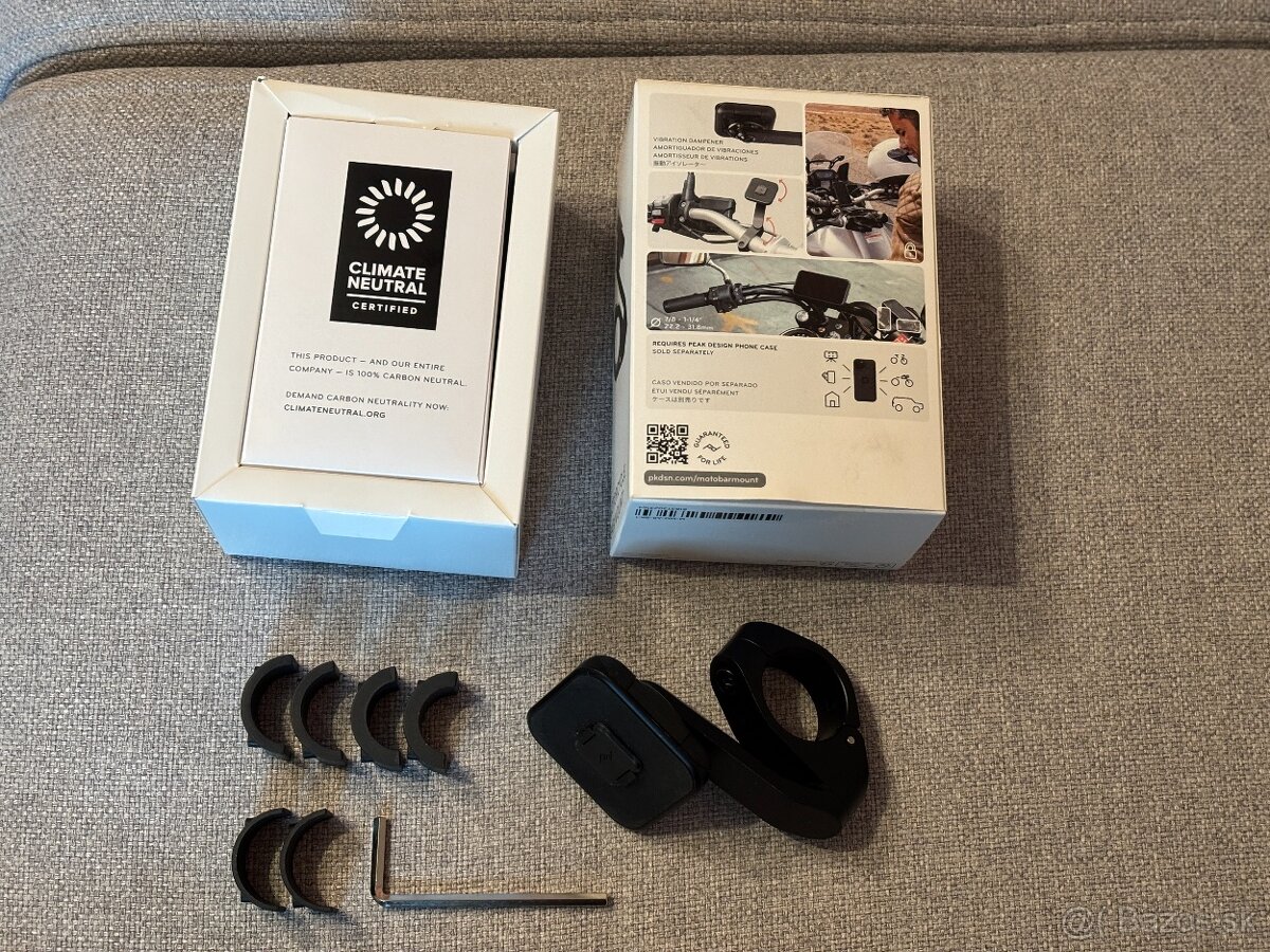 Predám držiak Peak design motorcycle bar mount