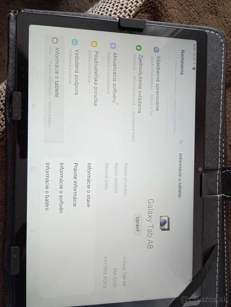 Predám tablety Samsung TAB8 SM-X200 a Huawei MediaPad7