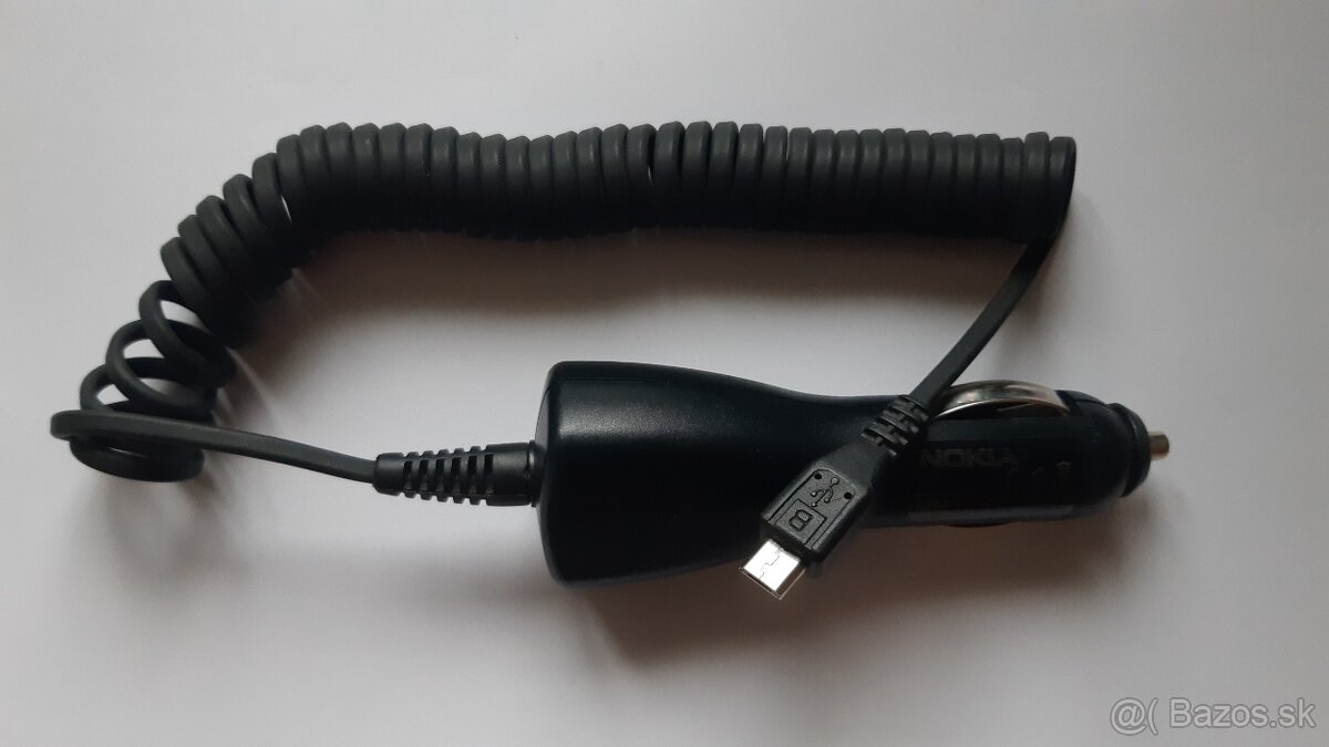 Original NOKIA autonabijacka Nokia DC-6 12/24V s microUSB