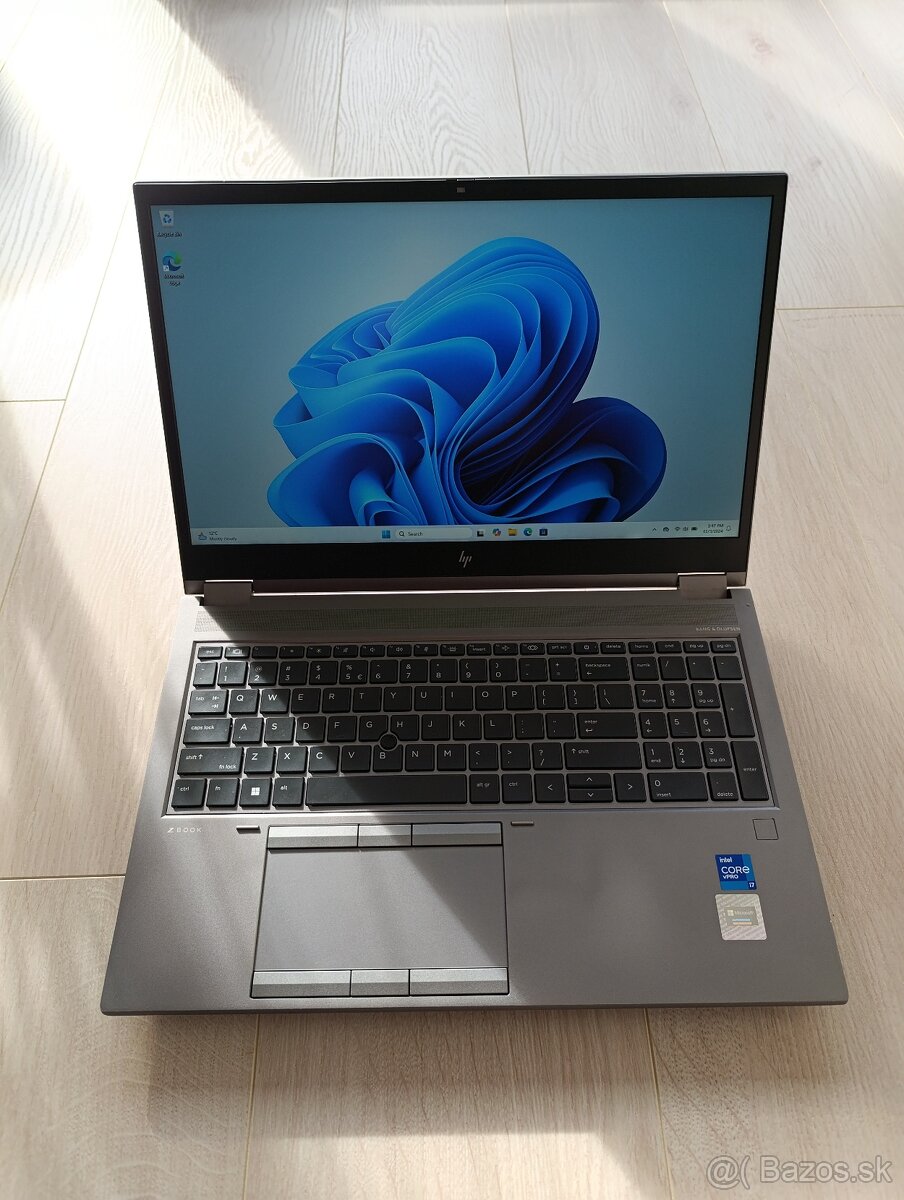 HP ZBook G8 Fury, i7-11850H, 16 GB RAM, Nvidia RTX A2000