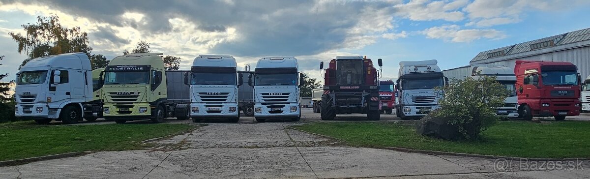 Výpredaj skladových zásob tahač, náves, odťahovka, kombajn