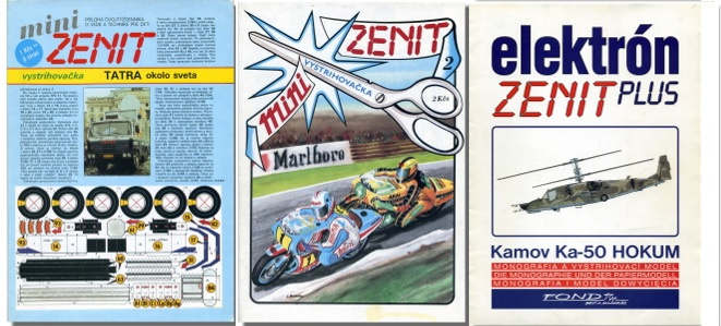 Sháním vystrihovačky miniZENIT, Elektrón-Zenit, Zenit