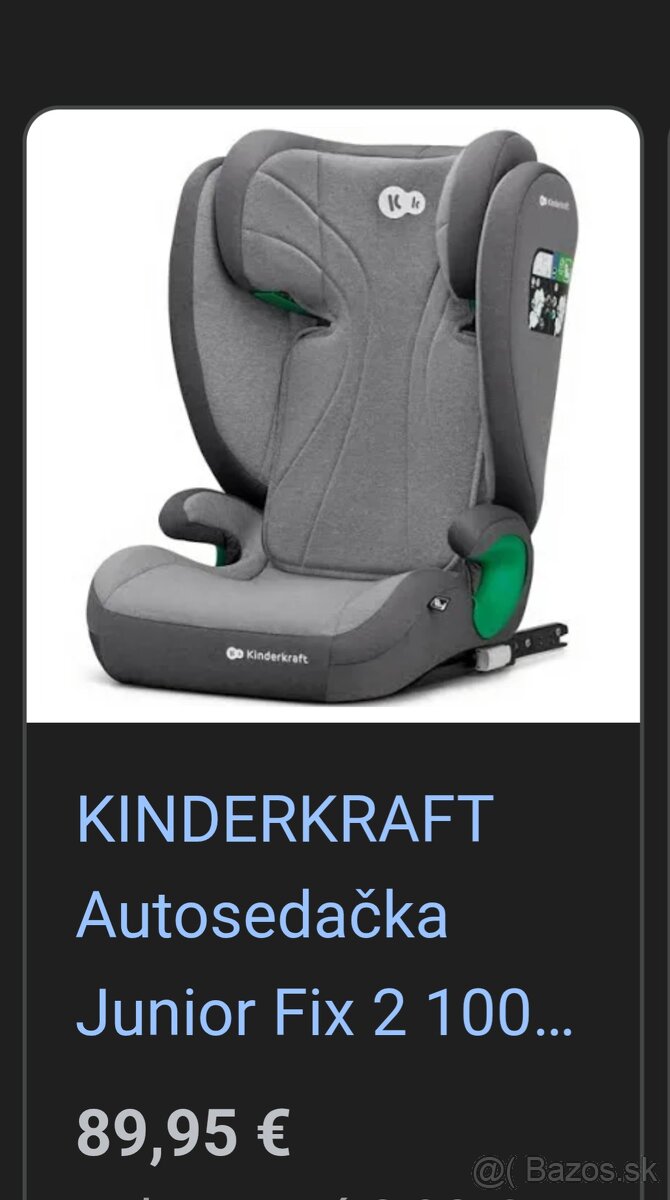 Autosedacka Kinderkraft