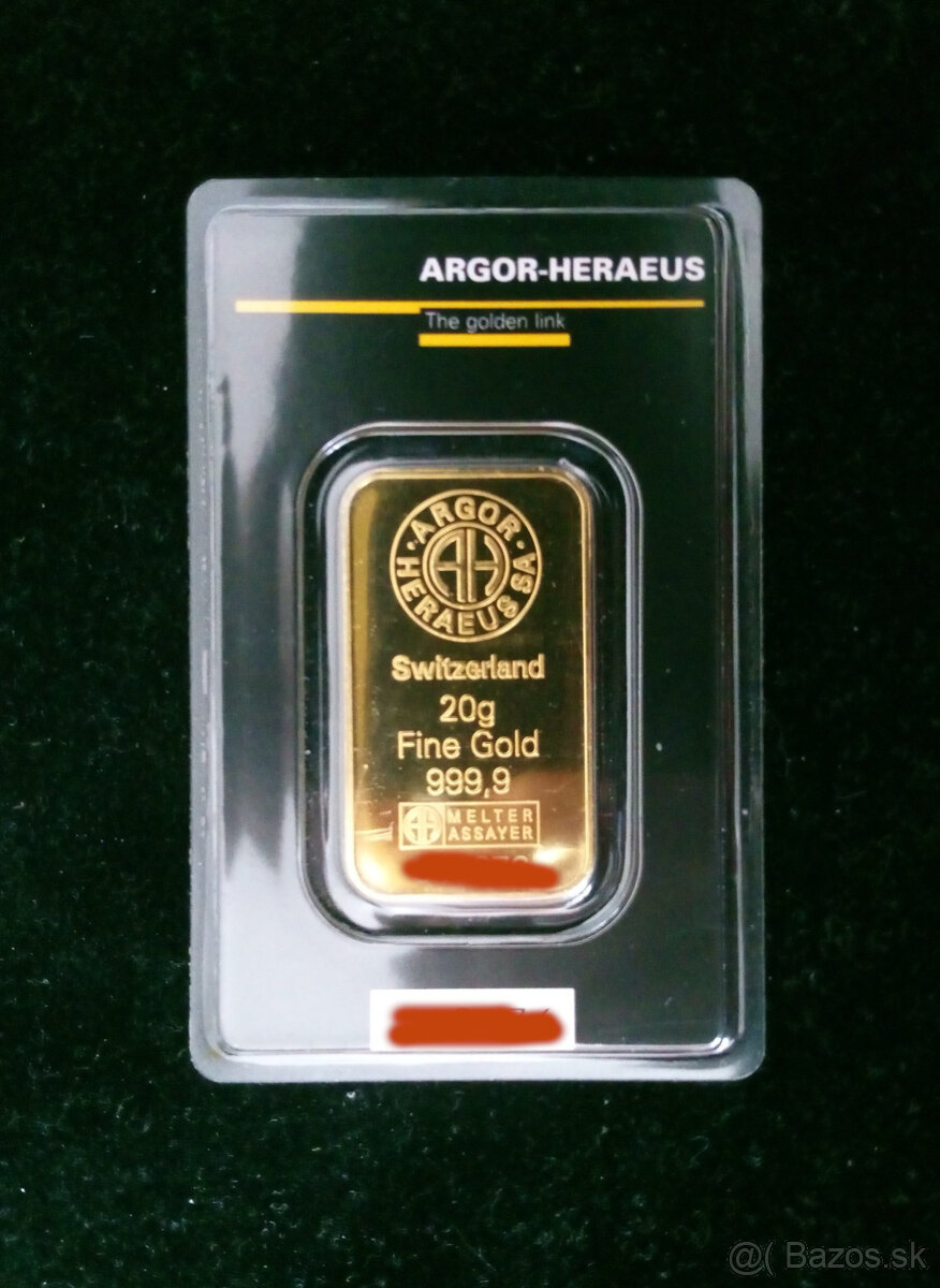Investičné zlato 20g