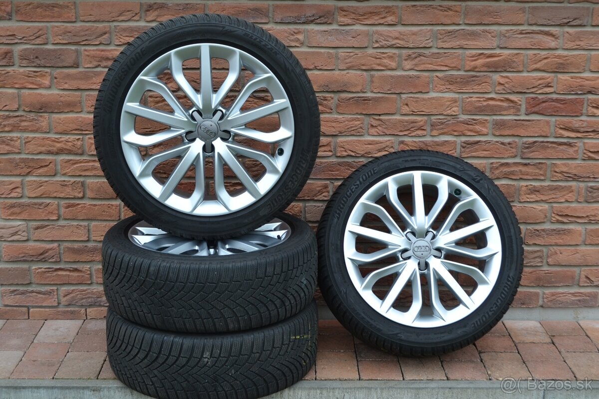 5x112 R19 Zimna sada Org. Audi A6 c7 +235/45 R19 Bridgestone